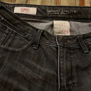 Banana Republic classic cut Jeans - Gray Sz 4
